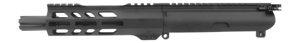 TACFIRE BU9MM7 PISTOL UPPER ASSEMBLY  9MM LUGER CALIBER WITH 7" BLACK NITRIDE BARREL, BLACK ANODIZED 7075-T6 ALUMINUM RECEIVER & M-LOK HANDGUARD FOR AR-PLATFORM INCLUDES BOLT CARRIER GROUP 1
