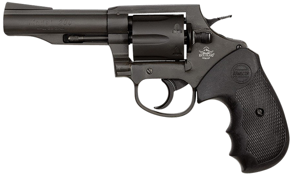 ROCK ISLAND ARMORY M200 REVOLVER 38SPC PRKZD 4" 1