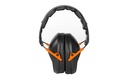 WALKER'S GWPFPM1BKO PRO LOW PROFILE PASSIVE MUFF 22 DB OVER THE HEAD BLACK/ORANGE ACCENT POLYMER 1