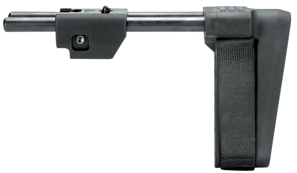 SB TACTICAL MPX-01-SB MPX PSB BRACE 3 POSITION BLACK SYNTHETIC WITH 3.87"-8.25" OAL NYLON STRAP & FOR SIG MPX, MCX (EXCLUDING COPPERHEAD VARIANT) COMPATIBLE WITH INTEGRATED PICATINNY RAIL 1