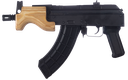 CENTURY ARMS HG2797N DRACO MICRO 7.62X39MM 30+1 6.25" BLACK THREADED BARREL, BLACK STEEL RECEIVER, BLACK POLYMER GRIP, RIGHT HAND, INCLUDES MAGAZINE 1