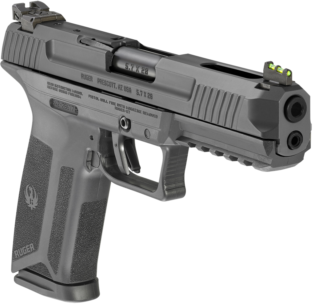 RUGER-57 PRO 5.7X28 BK 5" 20+1 2