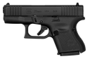 GLK26 GLOCK UA265S201 G26 GEN5 SUB-COMPACT 9MM LUGER 10+1 3.43" BLACK GMB BARREL, BLACK NDLC SERRATED SLIDE, BLACK POLYMER FRAME, BLACK TEXTURED W/INTERCHANGEABLE BACKSTRAP GRIP, AMBIDEXTROUS, USA MADE 1