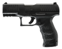WALTHER ARMS 2807076 PPQ M2 45 ACP 12+1 4.25" BLACK STEEL BARREL, MATTE BLACK TENIFER SERRATED STEEL SLIDE, BLACK POLYMER FRAME W/PICATINNY RAIL, BLACK FINGER GROOVED GRIP, 3 AUTO SAFETY 1