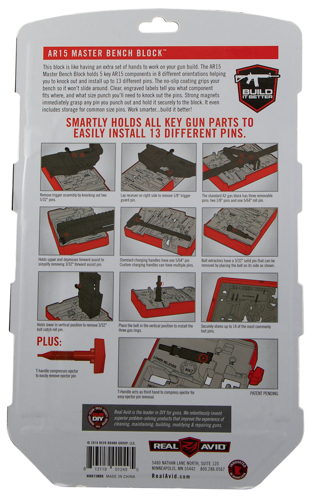 REAL AVID AR15 MASTER BENCH BLOCK 1