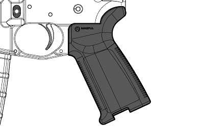 MAGPUL INDUSTRIES MOE GRIP BLK AR15/M4 1