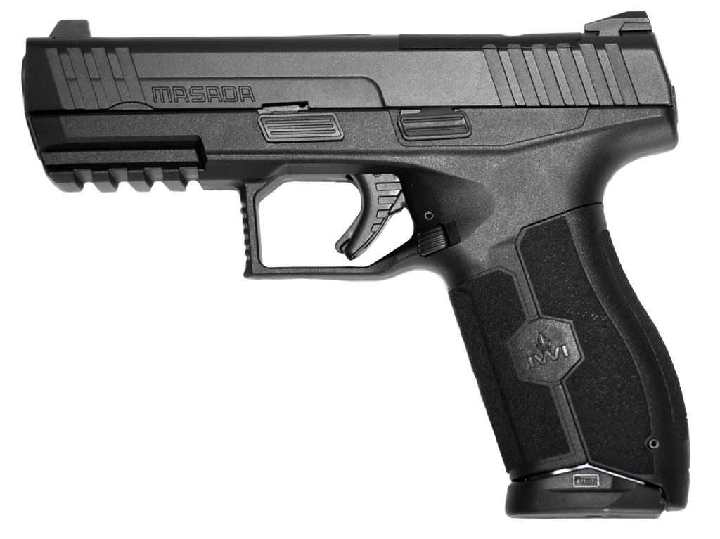 IWI - ISRAEL WEAPON INDUSTRIES MASADA OR 9MM POLY 4" BLK 17+1 1