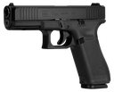 GLOCK PA175S203 G17 GEN5 FULL SIZE 9MM LUGER 17+1 4.49" BLACK GMB BARREL, BLACK NDLC SERRATED SLIDE, BLACK POLYMER FRAME W/PICATINNY RAIL, BLACK TEXTURED W/INTERCHANGEABLE BACKSTRAP GRIP, AMBIDEXTROUS 2