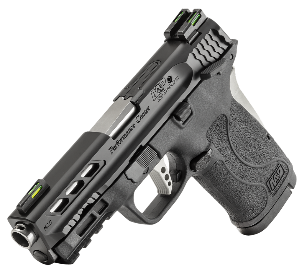 SMITH AND WESSON M&P380 PC 380ACP PORTED SILVER 1
