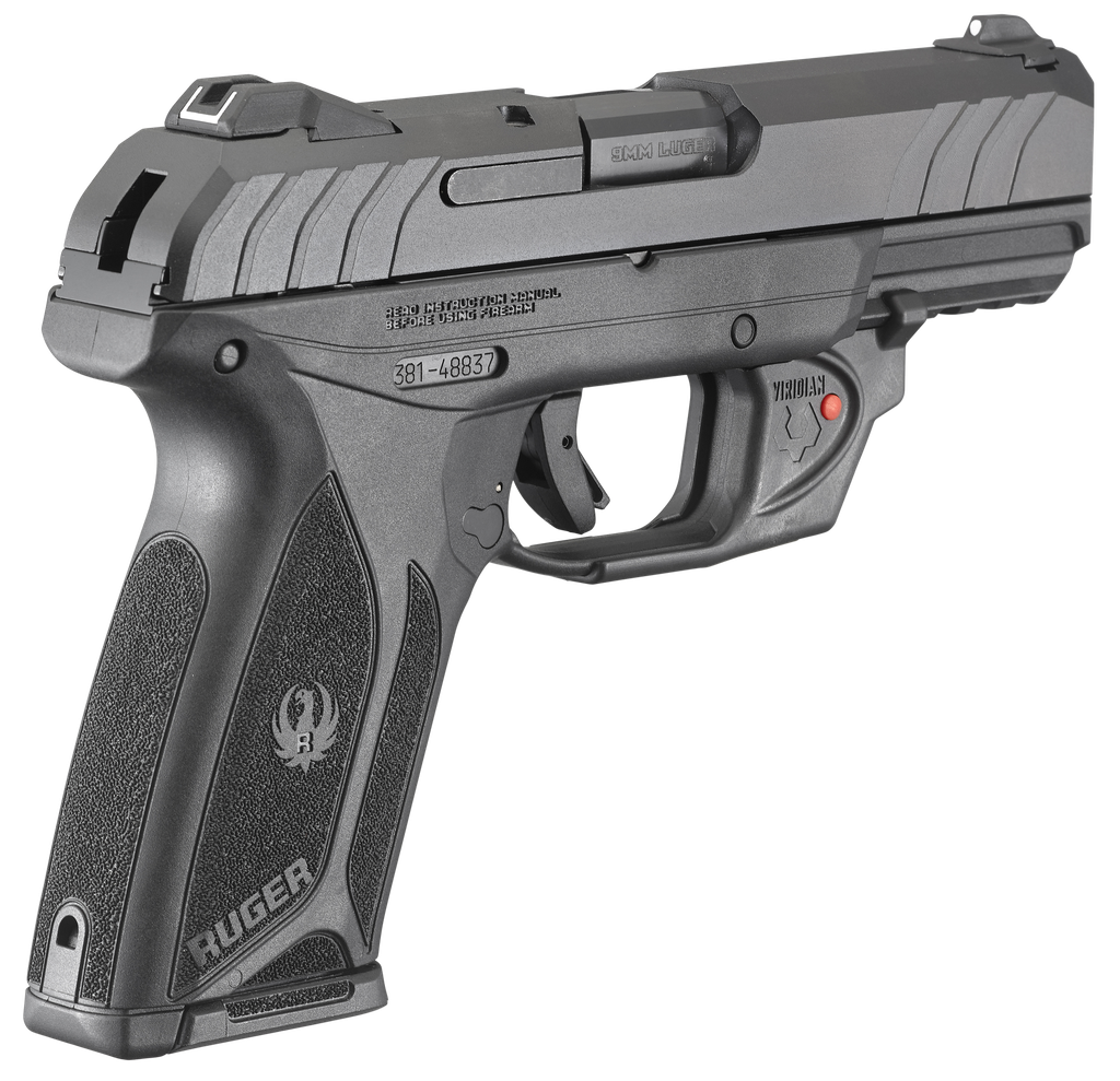 RUGER SECURITY9 9MM BK 4" 15+1 LASER 2