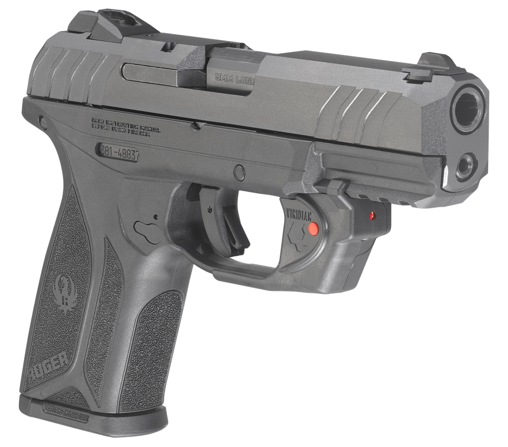 RUGER SECURITY9 9MM BK 4" 15+1 LASER 3