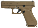 GLK19X GLOCK PX1950703 G19X  COMPACT 9MM LUGER 19+1 4.02" BLACK GMB BARREL, COYOTE NPVD SERRATED SLIDE, COYOTE BROWN POLYMER FRAME W/ACCESSORY RAIL, COYOTE BROWN TEXTURED POLYMER GRIP, AMBIDEXTROUS 1