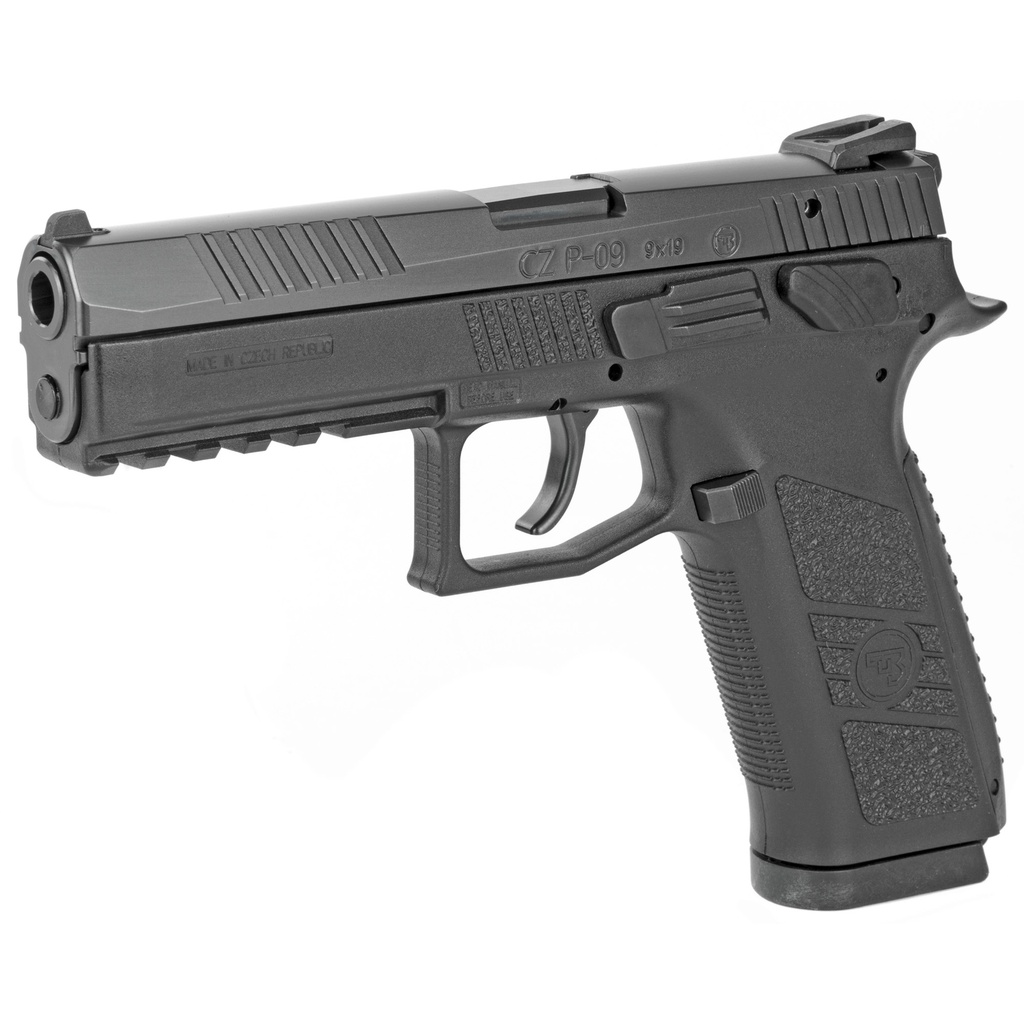 CZ 91620 P-09 FULL SIZE 9MM LUGER 4.50" 19+1 BLACK BLACK POLYMER GRIP