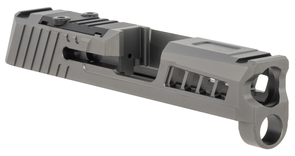 TRUE PRECISION INC TPP365SBCRMS AXIOM OPTIC CUT SLIDE FITS SIG P365 BLACK DLC ANODIZED 416R STAINLESS STEEL 2