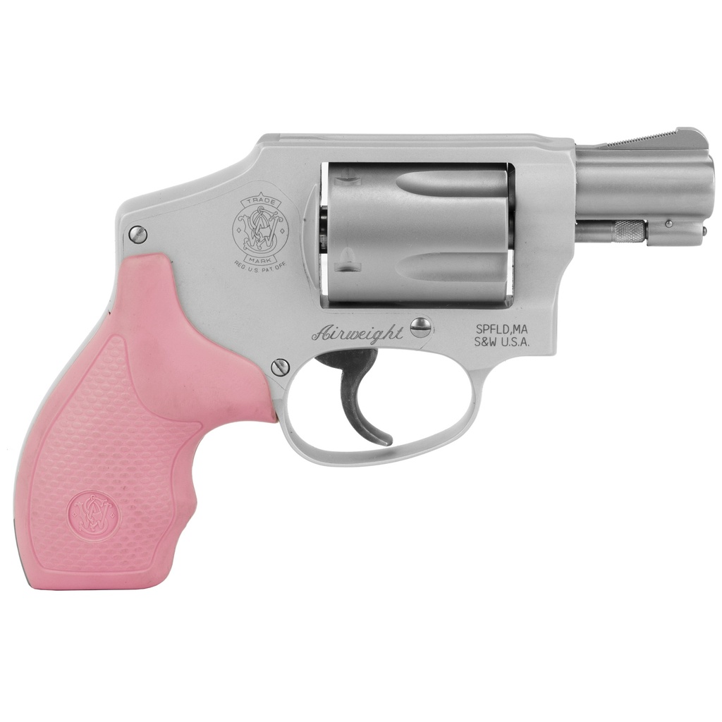 SMITH & WESSON 150466 642 AIRWEIGHT38 SPECIAL 1.88" 5 ROUND STAINLESS STEEL PINK SYNTHETIC GRIP