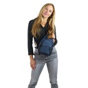 Lady Conceal Indie Canvas Concealed Carry Sling, Blue 1