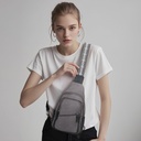 Lady Conceal Indie Canvas Concealed Carry Sling, Gray 1