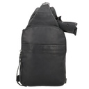 Lady Conceal Dakota Leather Concealed Carry Sling, Black 4