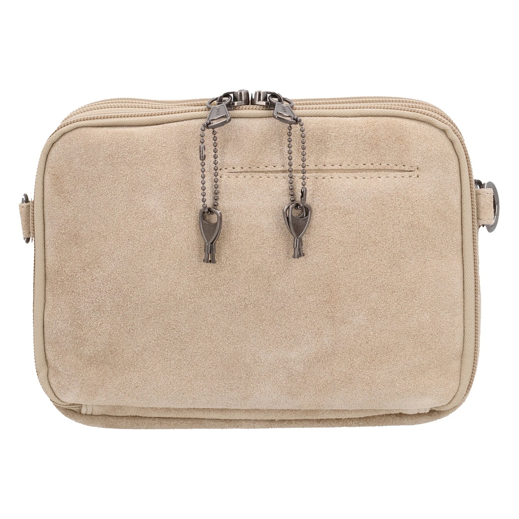 Lady Conceal Hadley Suede Concealed Carry Crossbody, Sand 2