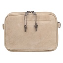 Lady Conceal Hadley Suede Concealed Carry Crossbody, Sand 2