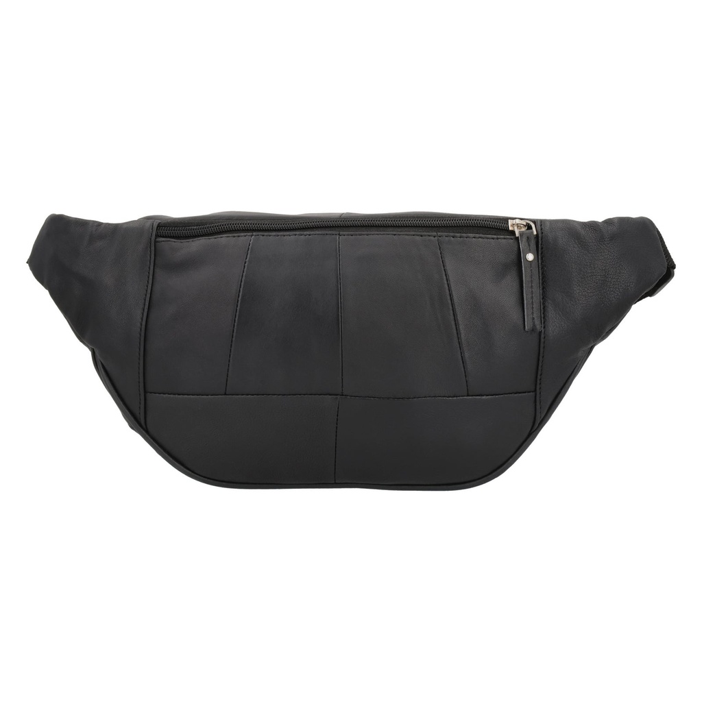 Lady Conceal Jessie Lambskin Concealed Carry Belt Bag, Black 4