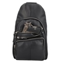 Lady Conceal Weston Lambskin Concealed Carry Sling, Black 4