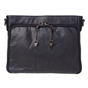 Lady Conceal Zoe Buffalo Leather Concealed Carry Crossbody, Black 1