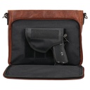 Lady Conceal Zoe Buffalo Leather Concealed Carry Crossbody, Cognac 3