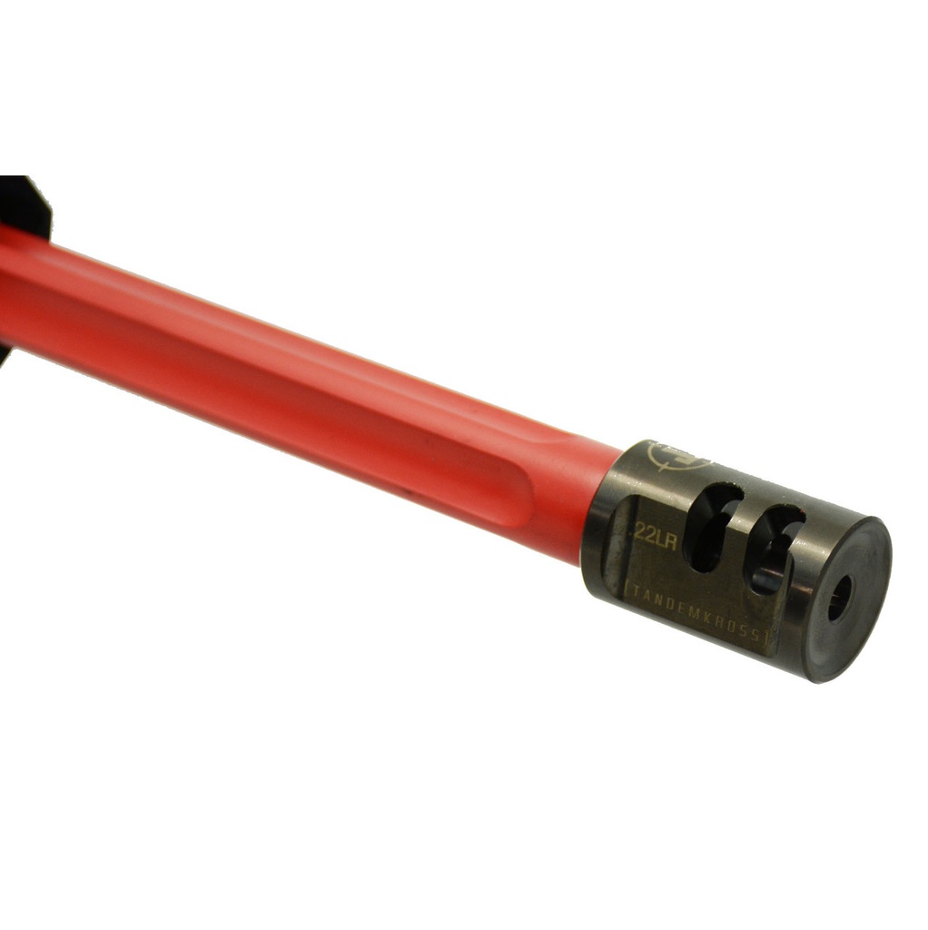 Tippmann Arms M4-22 Redline with Hawke Reflex Sight, 22 LR, 16" Fluted Threaded Barrel, 10+1, Black/Red (2)