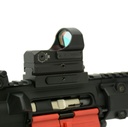 Tippmann Arms M4-22 Redline with Hawke Reflex Sight, 22 LR, 16" Fluted Threaded Barrel, 10+1, Black/Red (3)