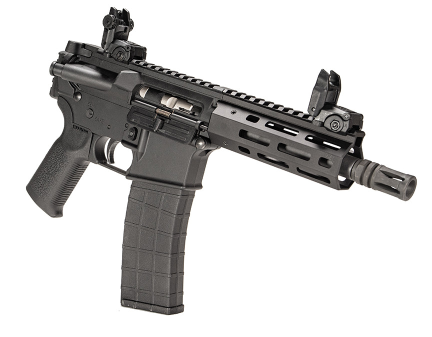 Tippmann Arms M4-22 Micro Compact Pistol, 22 LR, 7" Threaded Barrel, 25+1 (1)