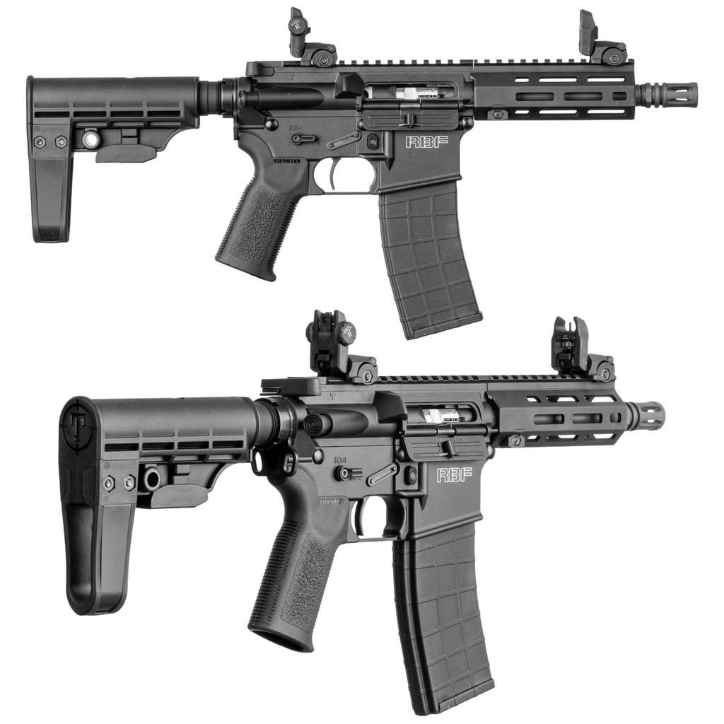 Tippmann Arms M4-22 Micro Elite FRT Pistol, 22 LR, 7" Barrel, Rare Breed FRT-15L3, 25+1 (1)