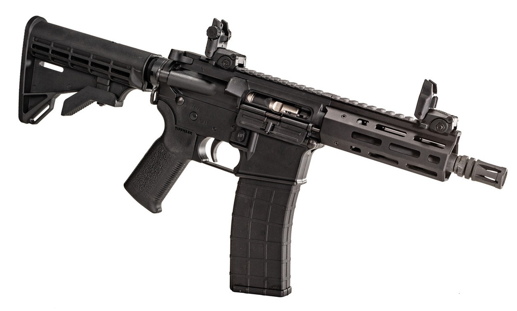 Tippmann Arms M4-22 Micro Elite SBR, 22 LR, 7" Threaded Barrel, 25+1 (1)