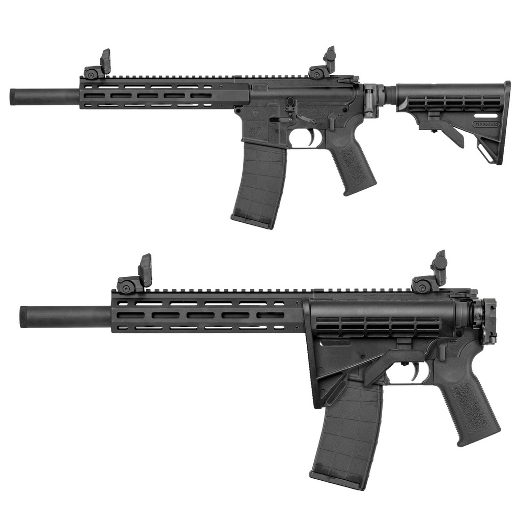 Tippmann Arms M4-22 Elite Bug Out ISS Integrally Suppressed SBR, 22 LR, 12" Barrel, 25+1 (1)