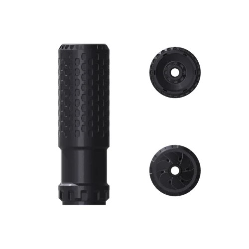 Ridgeback Defense Rhodie 6 Inconel Suppressor, 5.56/6mm, 5.5", HUB, Black (1)