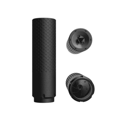 Ridgeback Defense Rhino S Titanium Suppressor, 5.56, 6", HUB, Black (1)