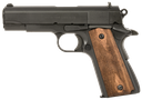 TISAS 10100116 1911 A1 TANK COMMANDER 9MM LUGER 9+1 4.25" BLACK STEEL BARREL, MANGANESE PHOSPHATE COATED SERRATED CARBON STEEL SLIDE & FRAME W/BEAVERTAIL, TURKISH WALNUT GRIP 1