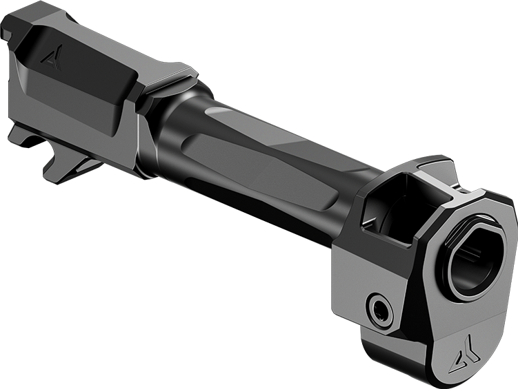 RADIAN WEAPONS R0871 RAMJET & AFTERBURNER COMBO COMPATIBLE W/GLOCK 48, GRAY PVD STAINLESS STEEL 1