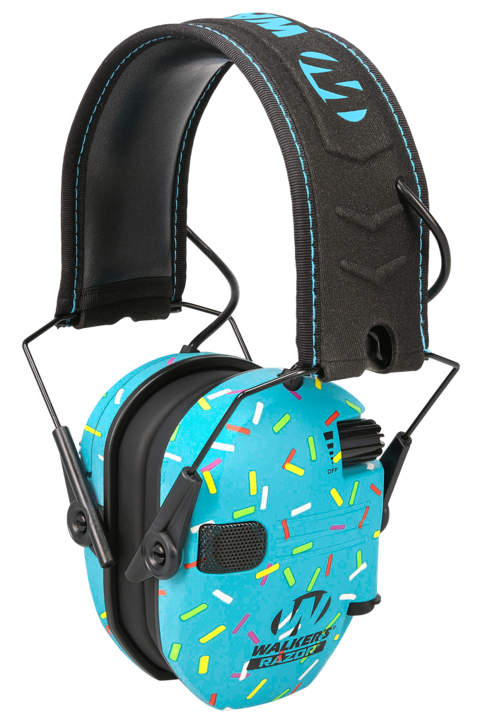 [18907] WALKER'S GWPFKDMSPRNKBL PASSIVE  23DB OVER THE HEAD BLUE SPRINKLES YOUTH