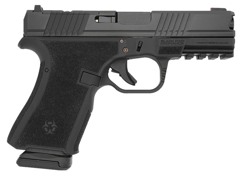 [PROD26-00086] BLACK RAIN ORDNANCE FL9MMBLK   COMPACT FRAME 9MM 15+1 4" STAINLESS STEEL SLIDE