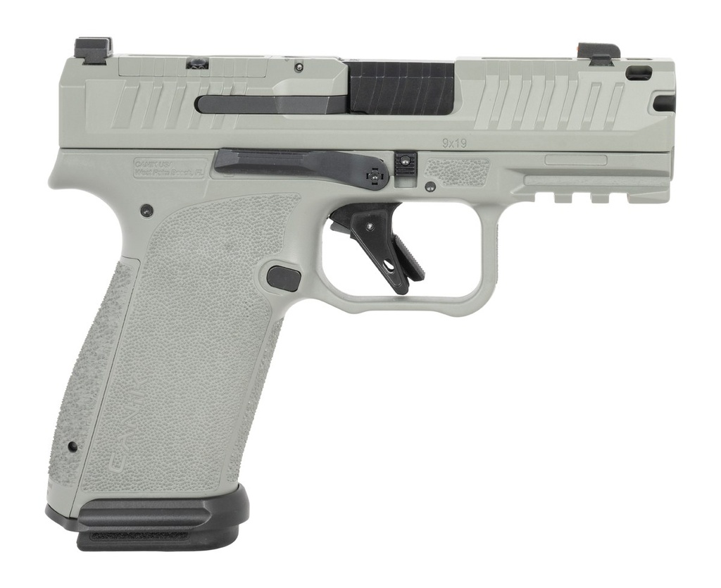 [PROD26-00088] CANIK HG8328BU-N METE MC9 PRIME 9MM LUGER 17+1 3.64" COMPENSATED BARREL, STEEL OPTIC READY/SERRATED SLIDE, POLYMER FRAME W/PICATINNY RAIL, TEXTURED GRIP