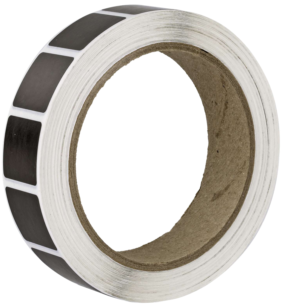 [18723] ACTION TARGET PASTBK PASTERS  BLACK ADHESIVE PAPER 7/8" 1000 PER ROLL