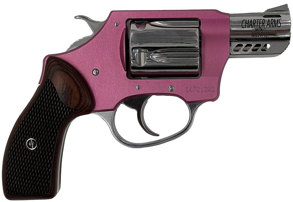 [18641] CHARTER ARMS COYOTE 380ACP PINK/SS 2" 5RD