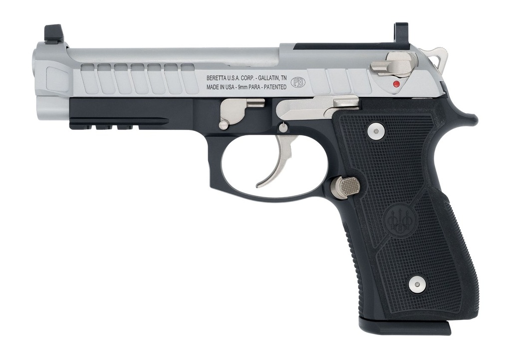 [PROD26-00115] LANGDON TACTICAL TECH 92E2CBRR BERETTA 92 ELITE  FULL SIZE FRAME 9MM LUGER 18+1 4.70" STAINLESS STEEL BARREL & OPTIC READY/SERRATED SLIDE. BLACK CERAKOTE ALUMINUM FRAME W/PICATINNY RAIL. TEXTURED GRIP