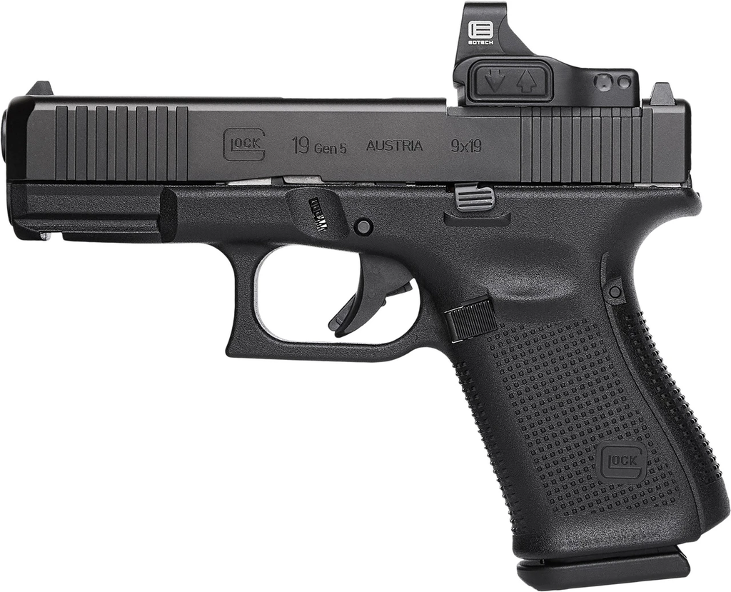 Glock G19 Gen 5 MOS EOTech Combo, 9mm, 4.02" Barrel, 15+1
