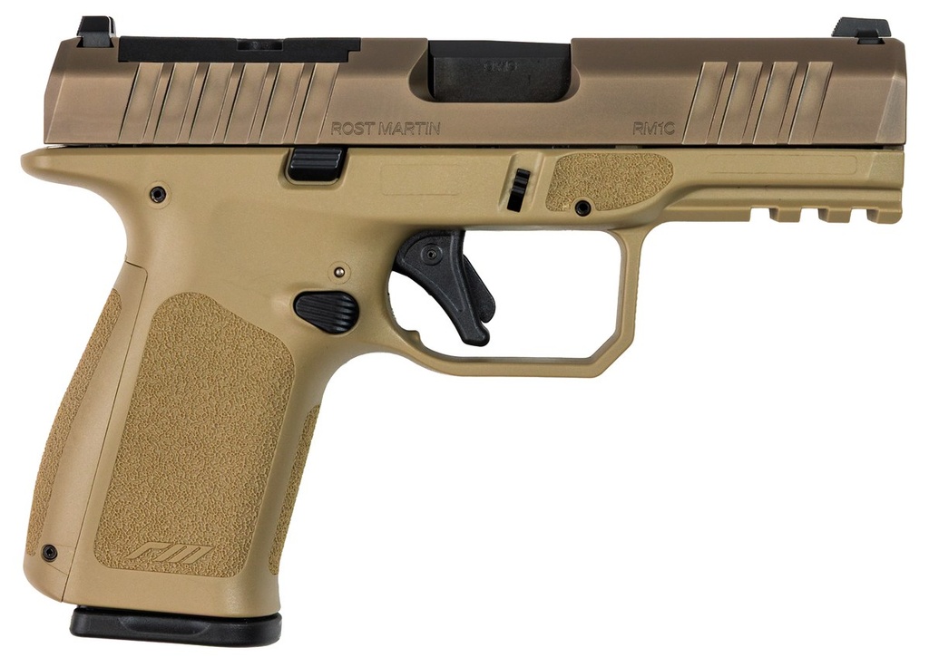 [PROD26-00121] ROST MARTIN RM1CMOVOSP10 RM1C  9MM LUGER 10+1 4" BLACK OPTIC READY/SERRATED SLIDE BLACK