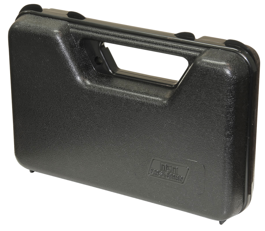 [18532] MTM CASE-GARD 803R SINGLE HANDGUN CASE  MADE OF POLYPROPYLENE W/ BLACK FINISH FOAM PADDING HINGE & LATCHES 9" X 5.60" X 2" INTERIOR DIMENSIONS
