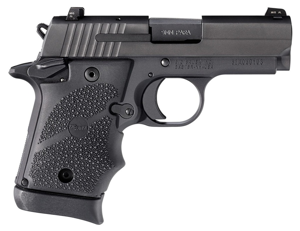 [PROD26-00129] SIG SAUER 938M9BRGAMBI P938 MICRO-COMPACT *MA COMPLIANT 9MM LUGER 3" 7+1 BLACK HARDCOAT ANODIZED BLACK POLYMER GRIP