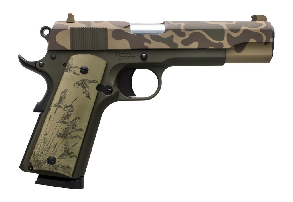 [PROD26-00137] TISAS ARMS 10100516AA4 1911 A1 STAKEOUT SPORTS SOUTH EXCLUSIVE 45 ACP 8+1 5" CARBON STEEL BARREL & SLIDE, CARBON STEEL FRAME W/BEAVERTAIL