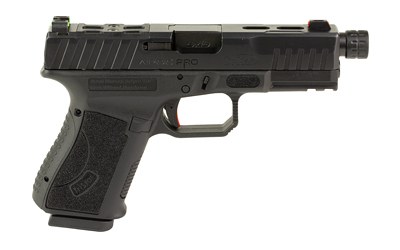 [PROD26-00138] TRISTAR 85780 APOC PRO 9MM LUGER 15+1 4.50" BLACK THREADED BARREL, BLACK STEEL OPTIC READY/SERRATED SLIDE, BLACK POLYMER FRAME W/PICATINNY RAIL, INTERCHANGEABLE BACKSTRAP GRIP